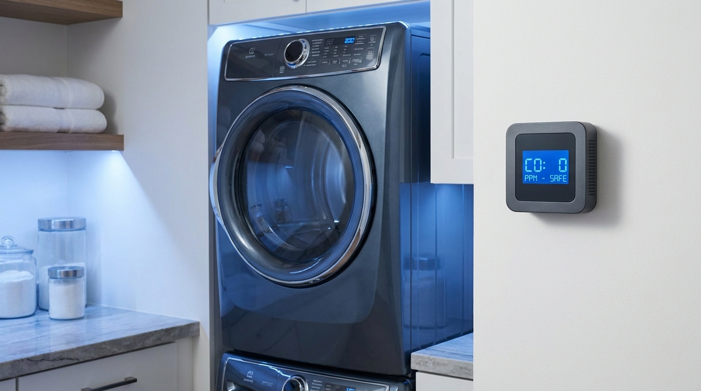 A modern digital carbon monoxide detector