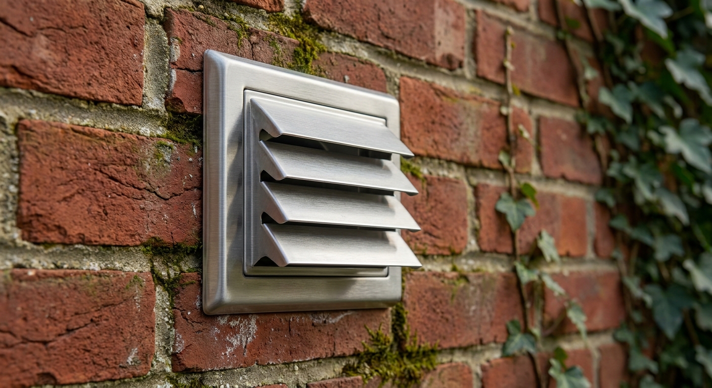 Exterior dryer vent cover installation