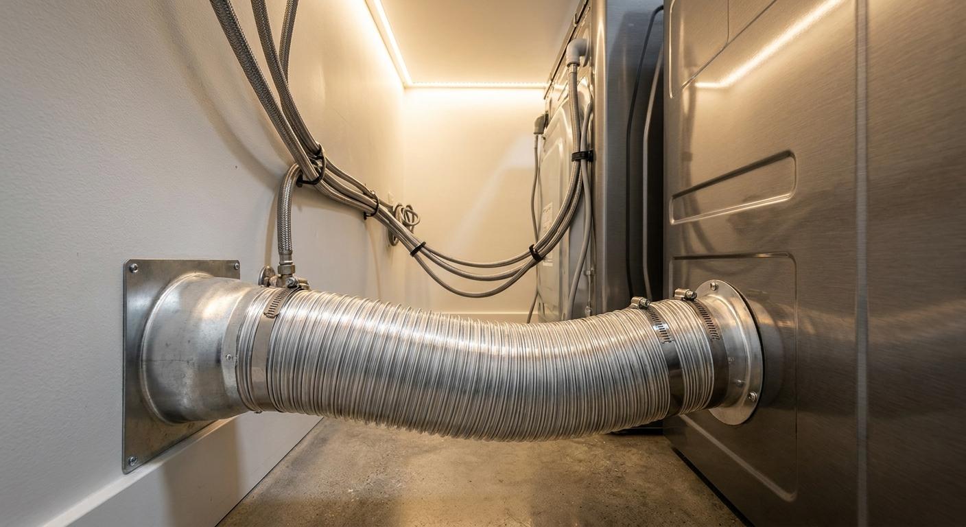 Clogged dryer vent hazard
