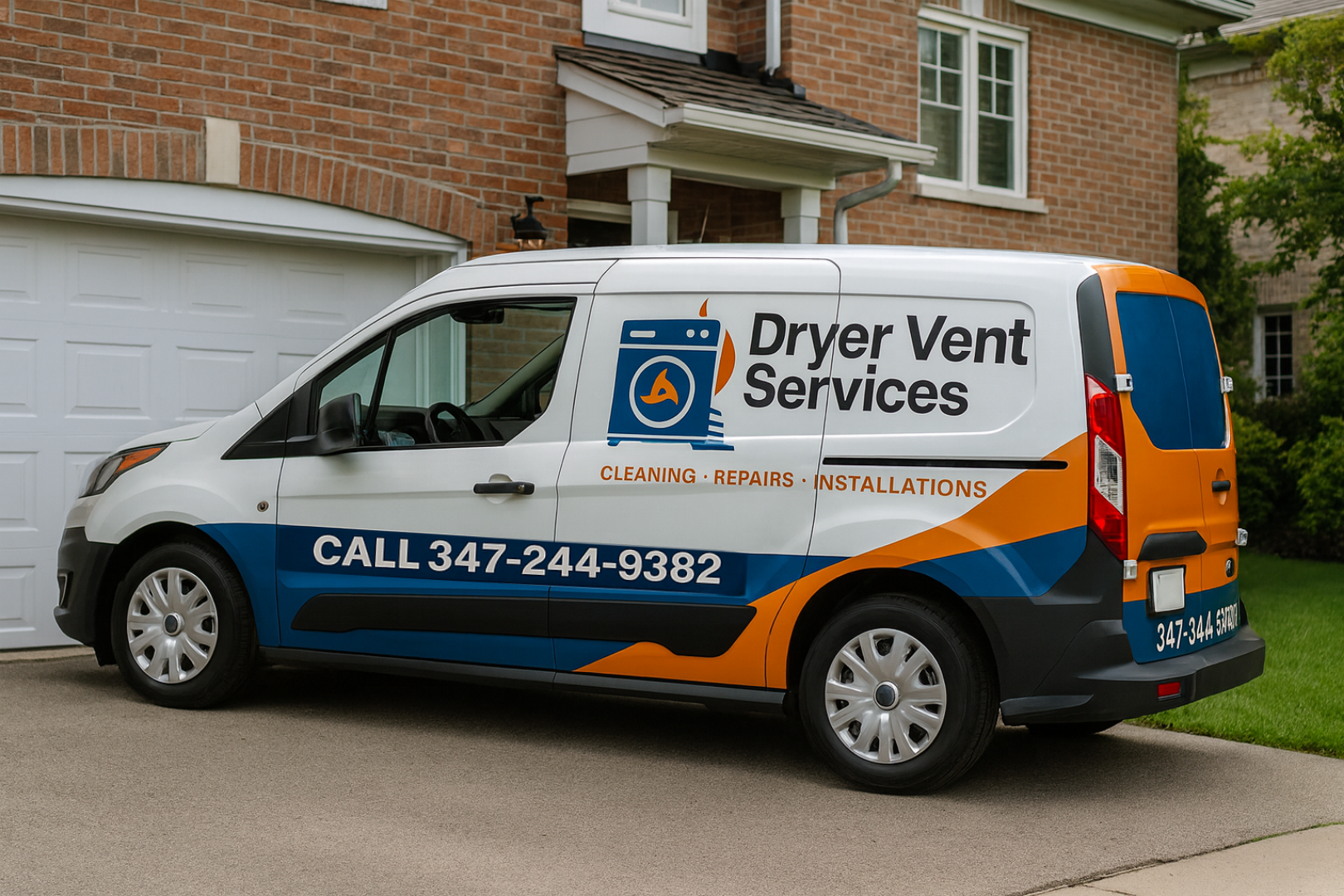 Dryer Vent Services work van